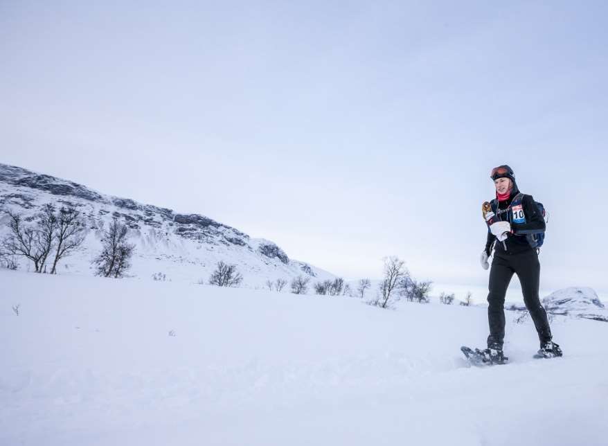 Caroline Richards took part in the 230km Ice Ultra challenge