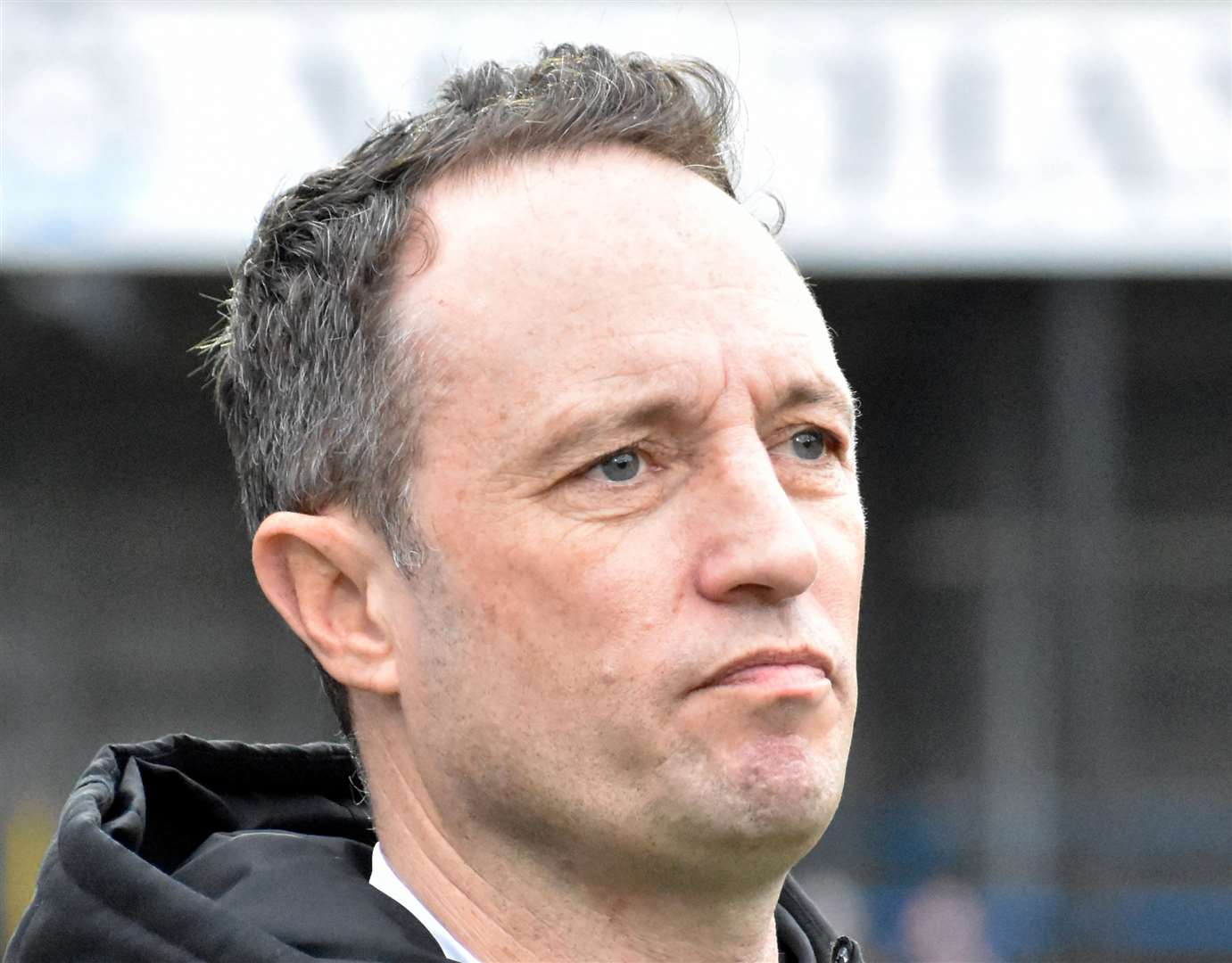 Dover manager Jake Leberl - will still be in charge of the Crabble club next season, despite relegation. Picture: Randolph File