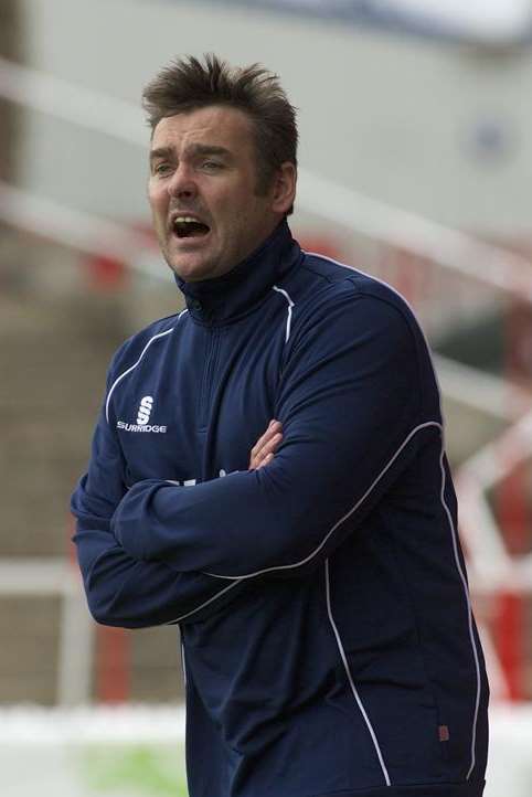 Ebbsfleet United manager Steve Brown Picture: Andy Payton