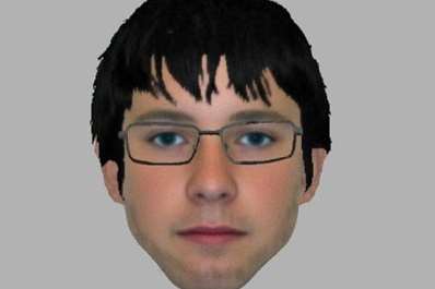 Image of suspected in reported rape case. Picture courtesy of Kent Police.