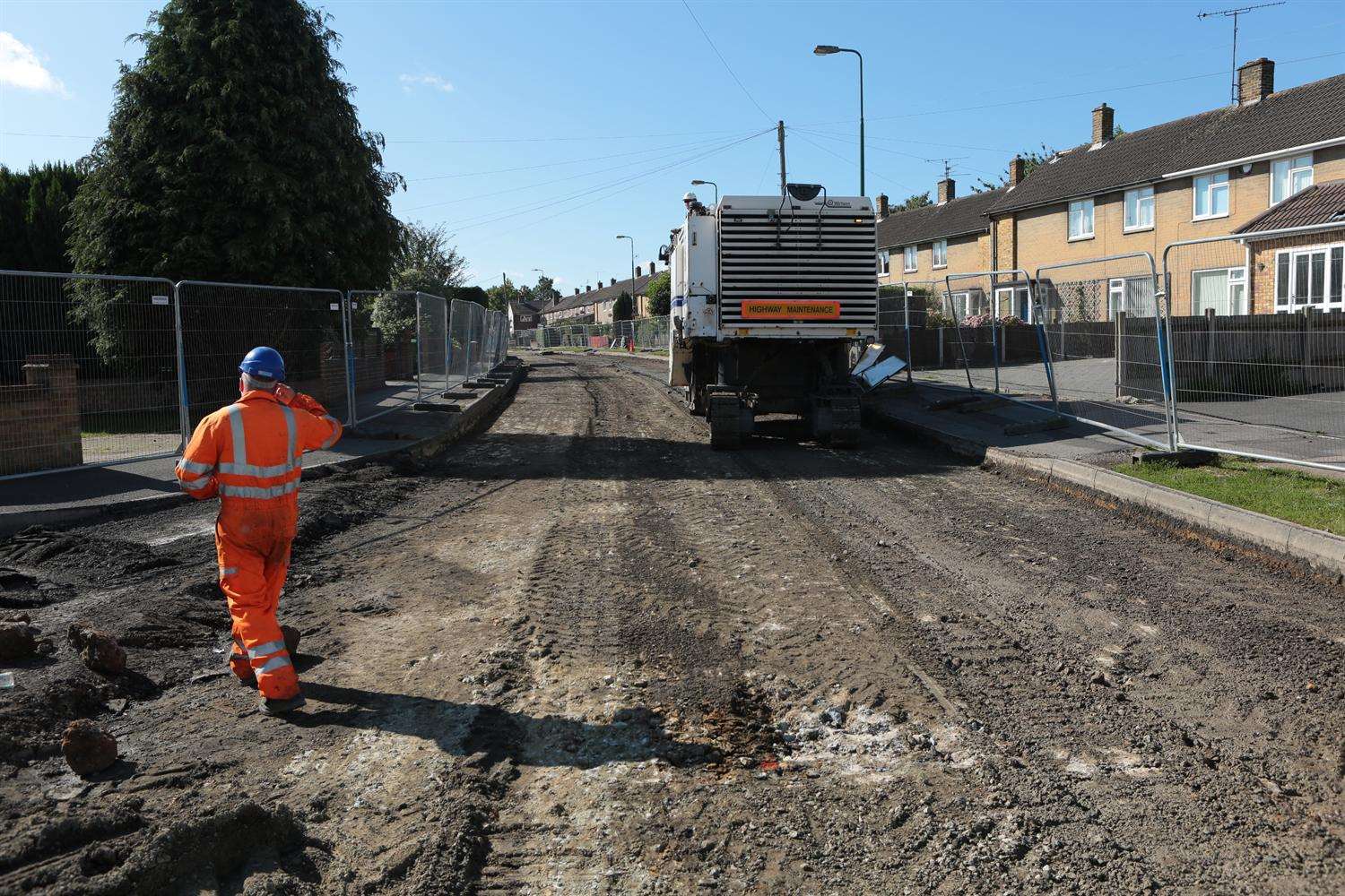 Work to completely rebuild Willington Street, a former farm track, is rapidly approaching deadline