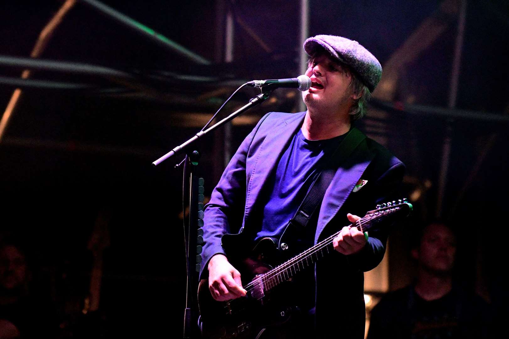 Pete Doherty of The Libertines at Rochester Castle. Pic: Barry Goodwin