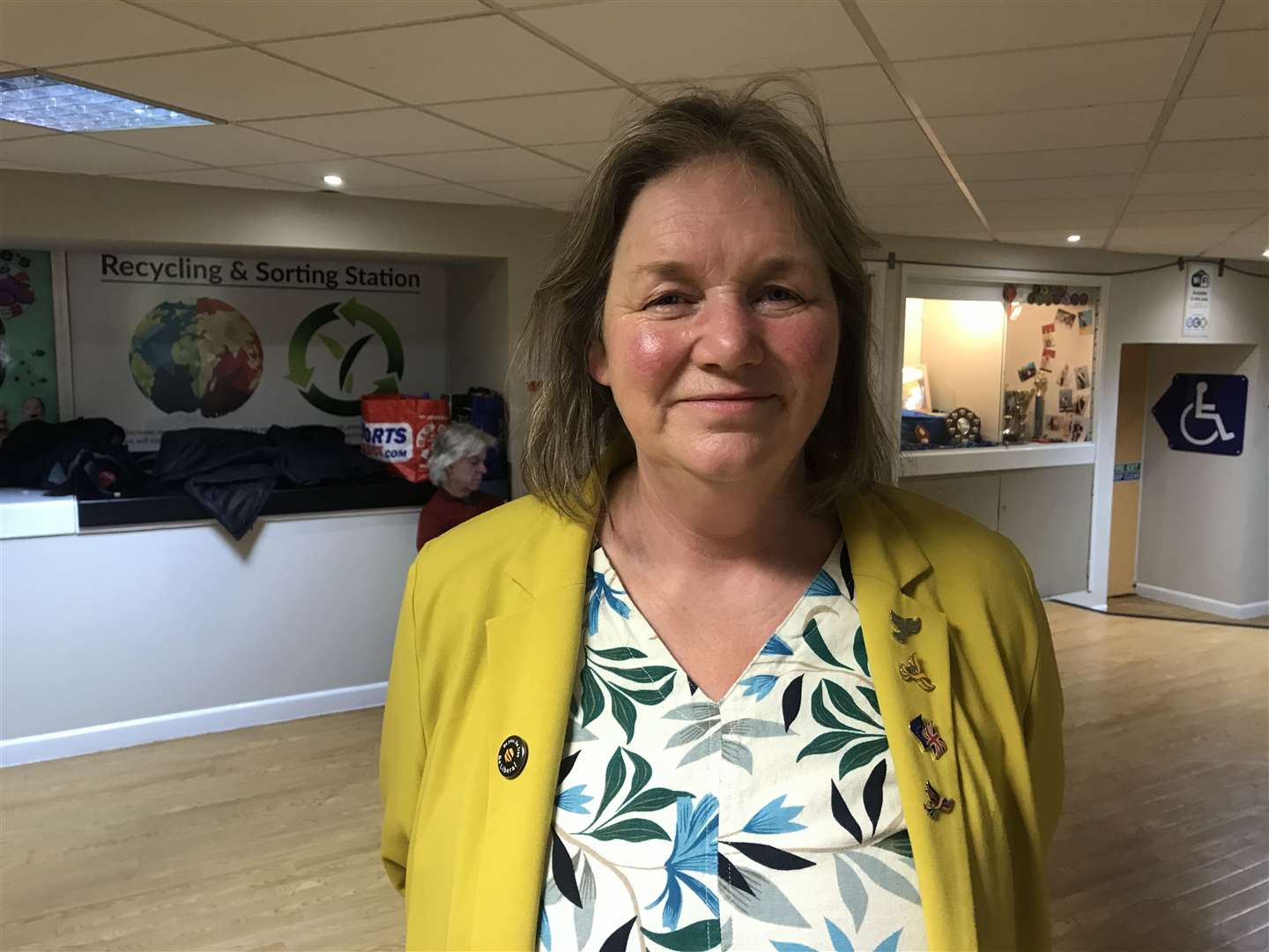 Lib Dem Angie Curwen says if she holds onto her deposit she'd view that as a success (24126500)