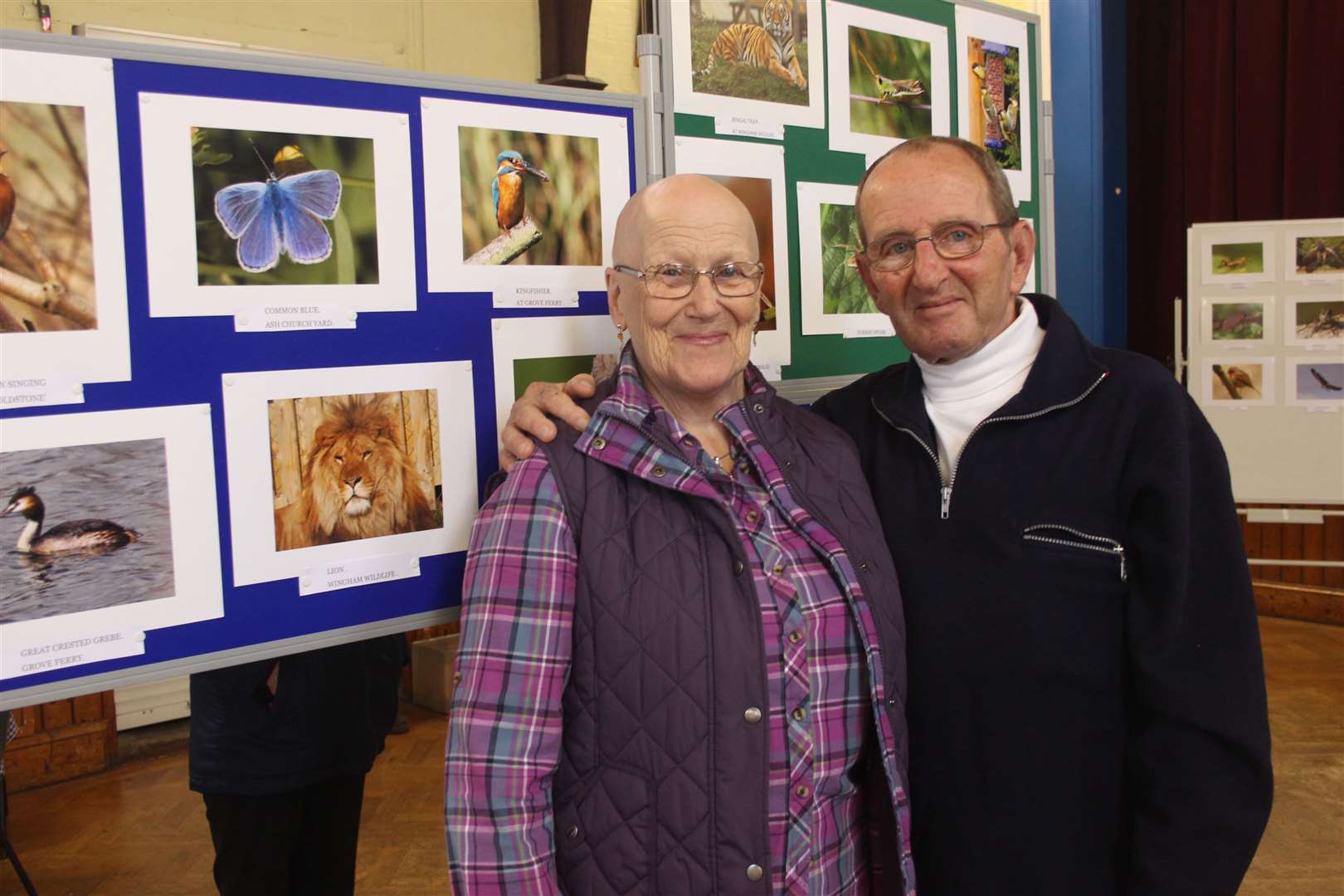 Sheila and Bob Paige who raised money for Age Concern in Sandwich via sales of their wildlife calendar will switch on Sandwich's lights