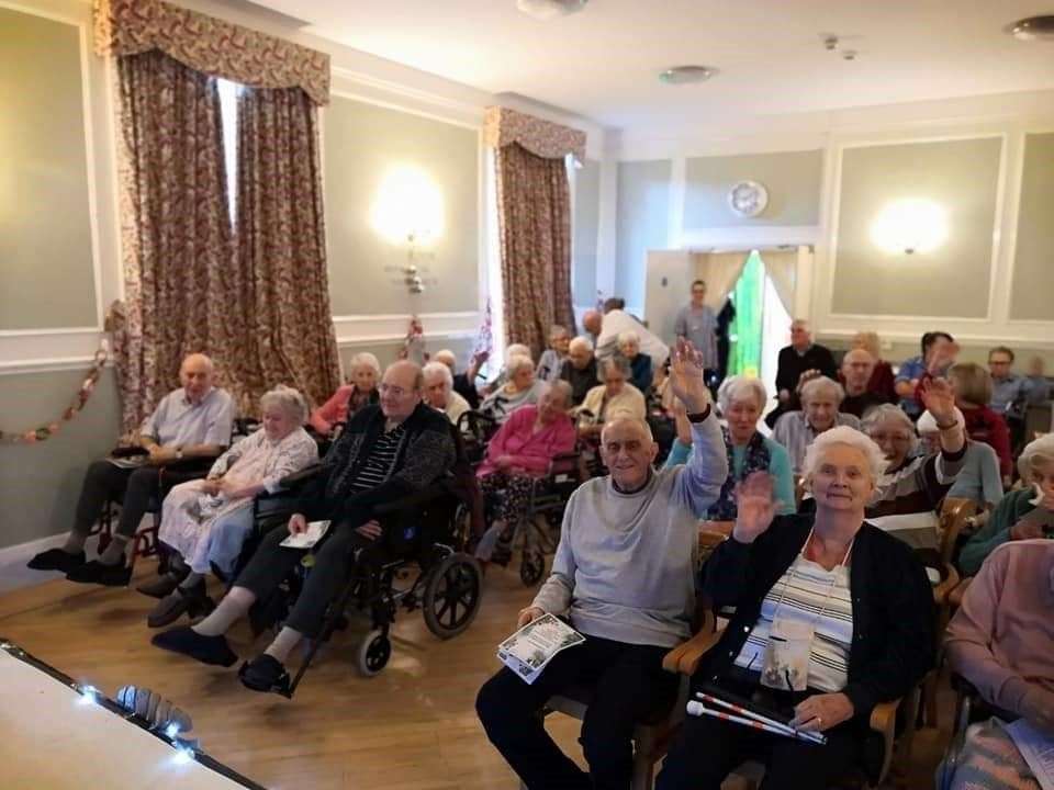 Residents at Saltwood Care Centre