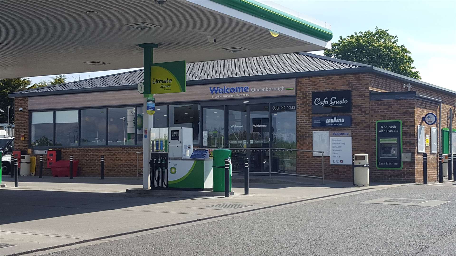 The shop at Queenborough services is about to re-open under a the Welcome brand