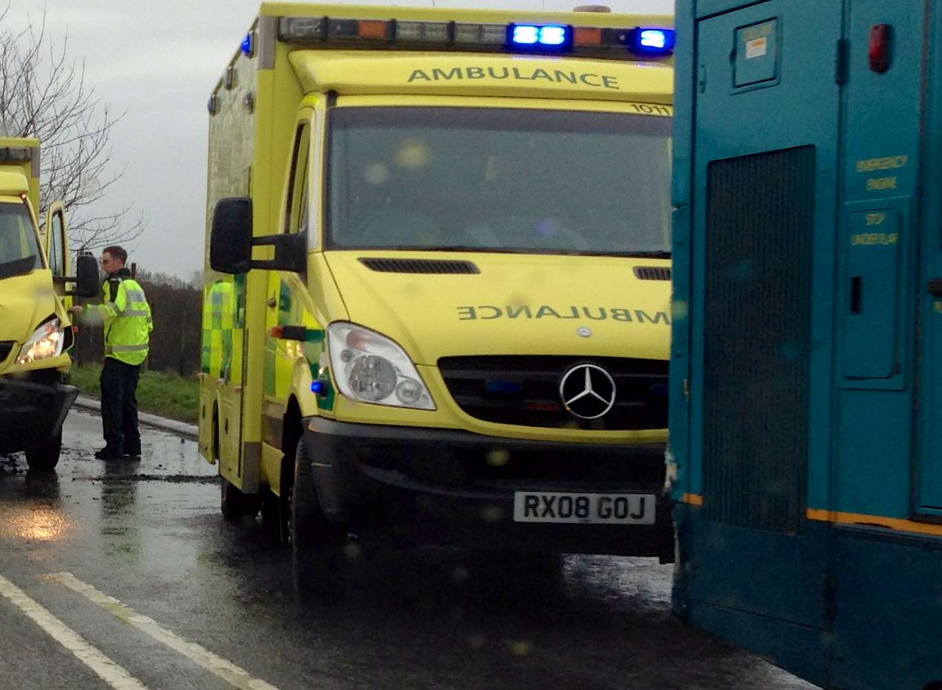 Ambulance crews have been put under "extremely high" pressure