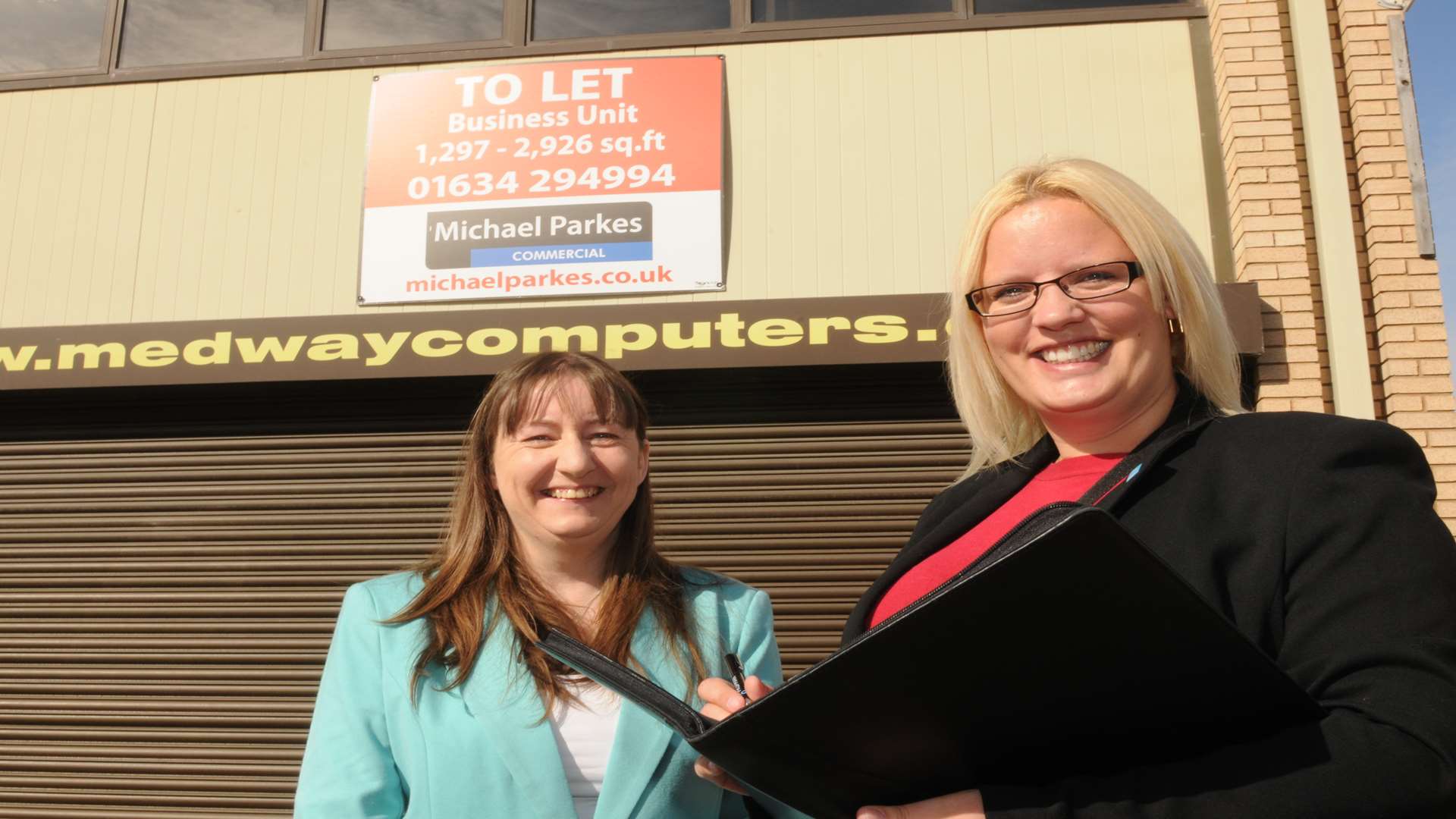 Michael Parkes head of property management Emma Catterall, left, and managing director Denise Ford