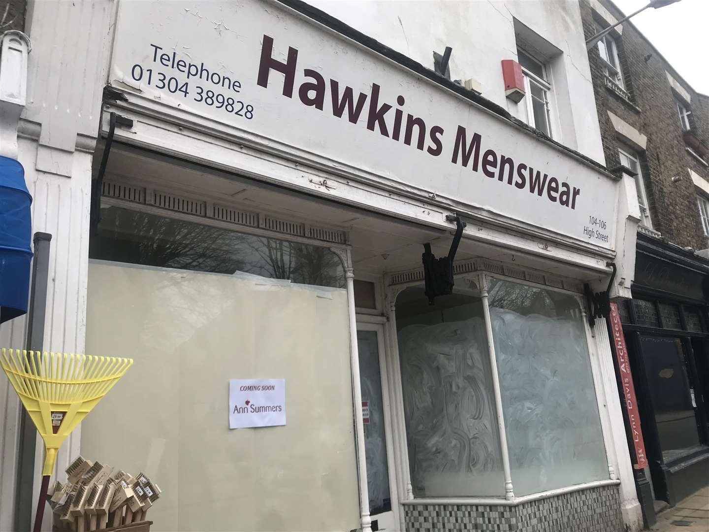 Hawkins Menswear's parting gesture
