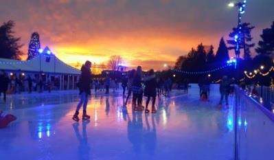 Ice skating at Tunbridge Wells