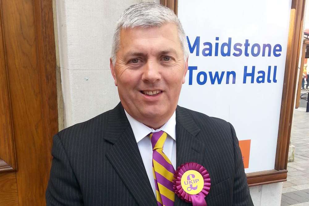 Cllr Eddie Powell, leader of the UKIP group on Maidstone Council