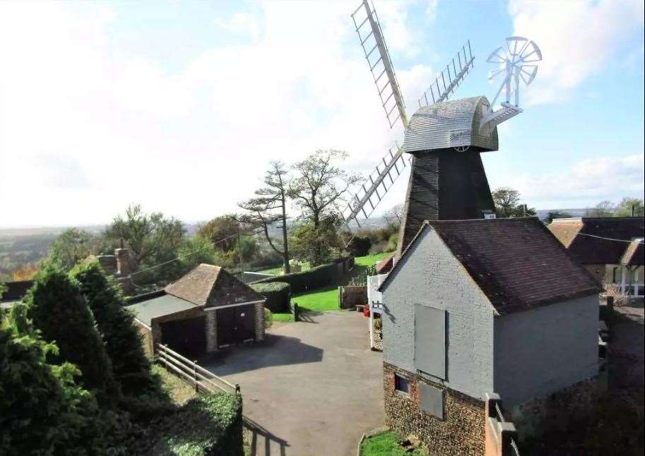 The windmill comes with an extension