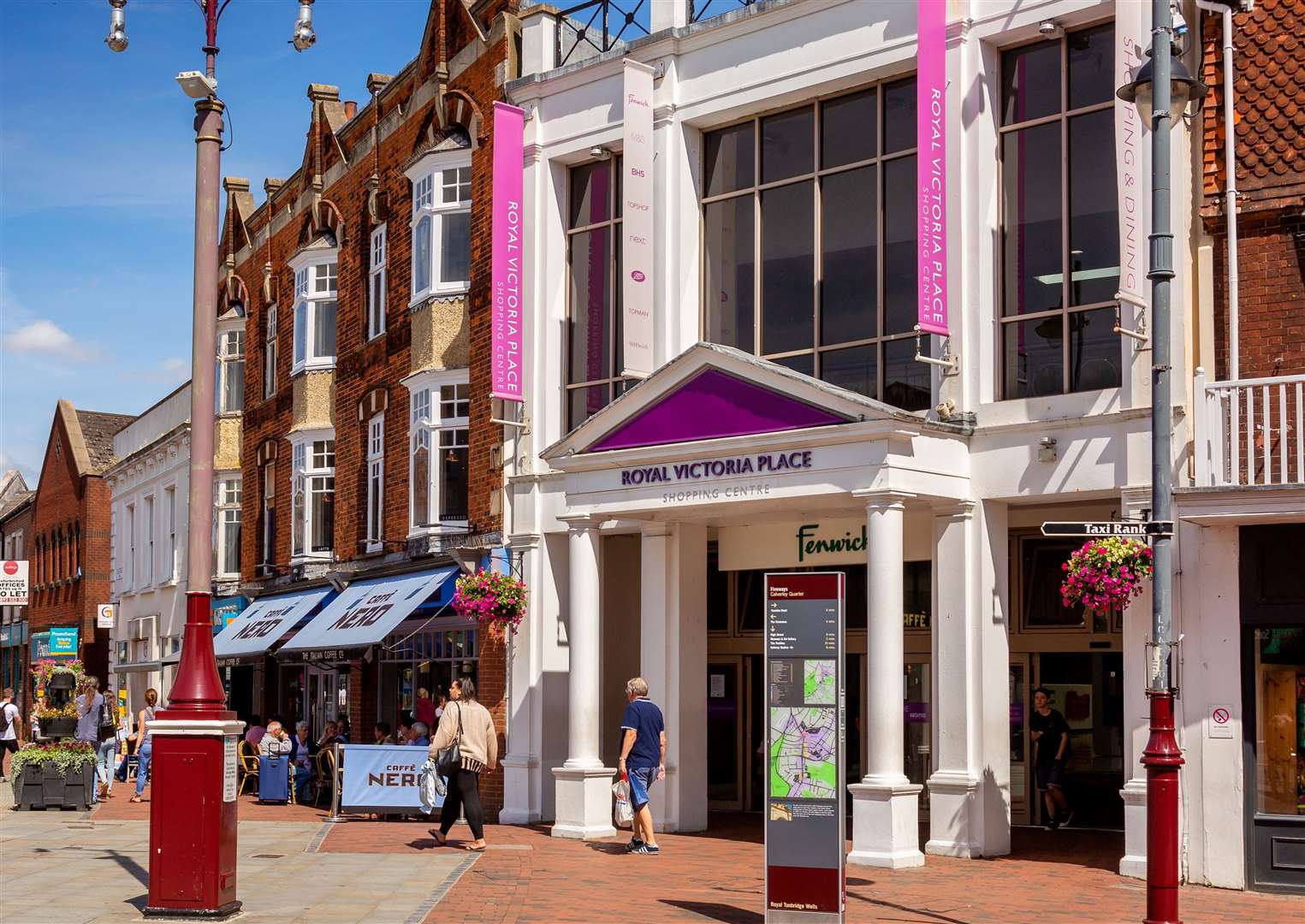 The Royal Victoria Place shopping mall in Tunbridge Wells