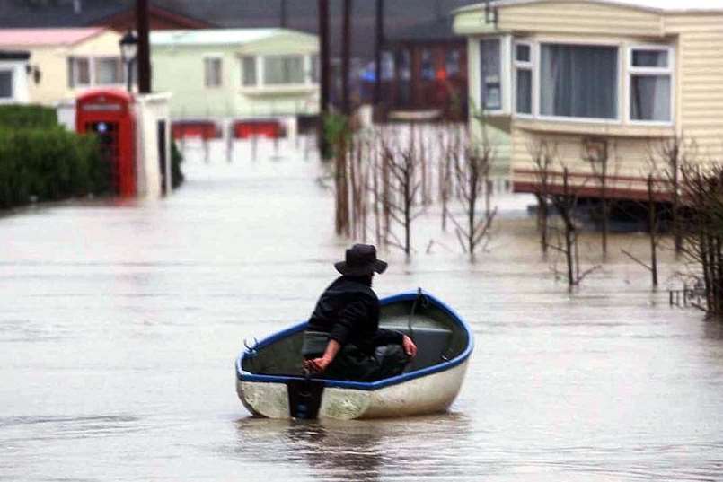 Yalding was one of the areas of Kent hit hard by floods