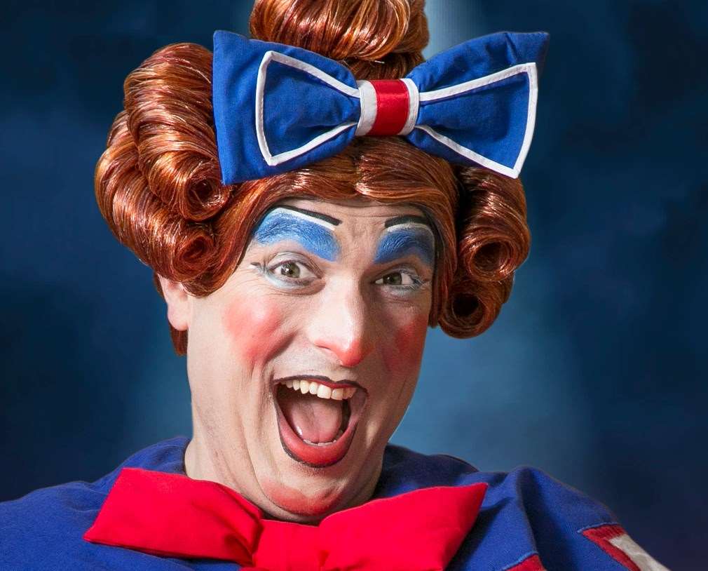 Ben Roddy as Mrs Smee in Peter Pan at the Marlowe Theatre, Canterbury. Picture: Tim Stubbings