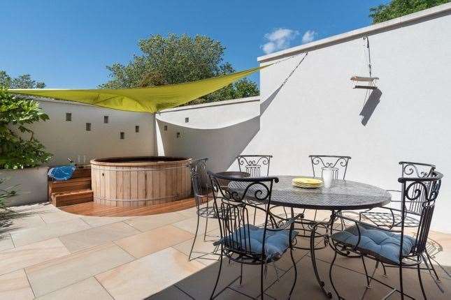 The outdoor area. Picture: Zoopla / Strutt & Parker