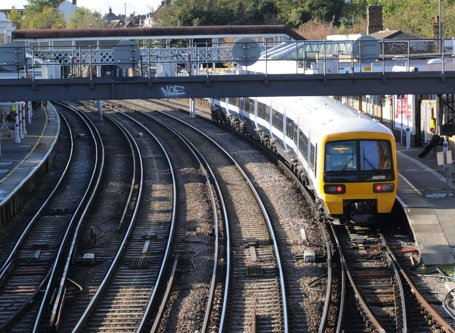 Services are disrupted after a train fault
