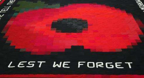This knitted pixel art poppy goes on show at Linden Hall gallery, Deal (5318071)