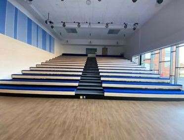 A lecture theatre-style room at the new Barton Manor school. Picture: Keir and Fusion