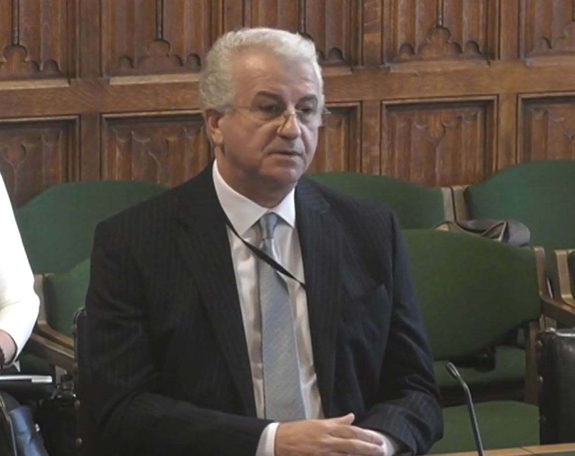 Qirjako Qirko, Albanian Ambassador to the UK. Picture Parliament TV