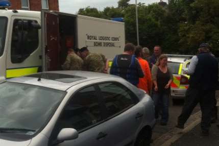 Response to grenade alert in Dover. Picture: Tom Foad