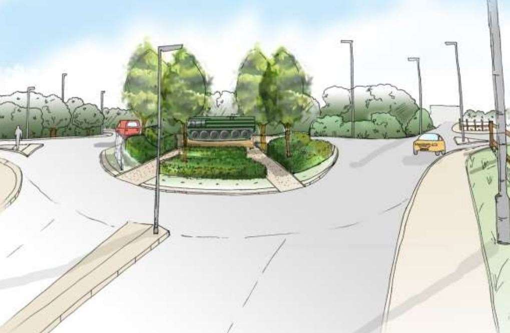 How the 'tank roundabout' could look