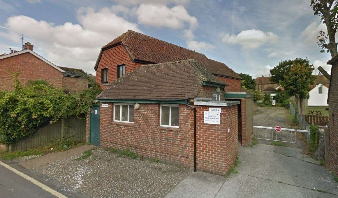 The Park Street toilets in Lydd have been hit by two arson attacks. Picture: Google Street View