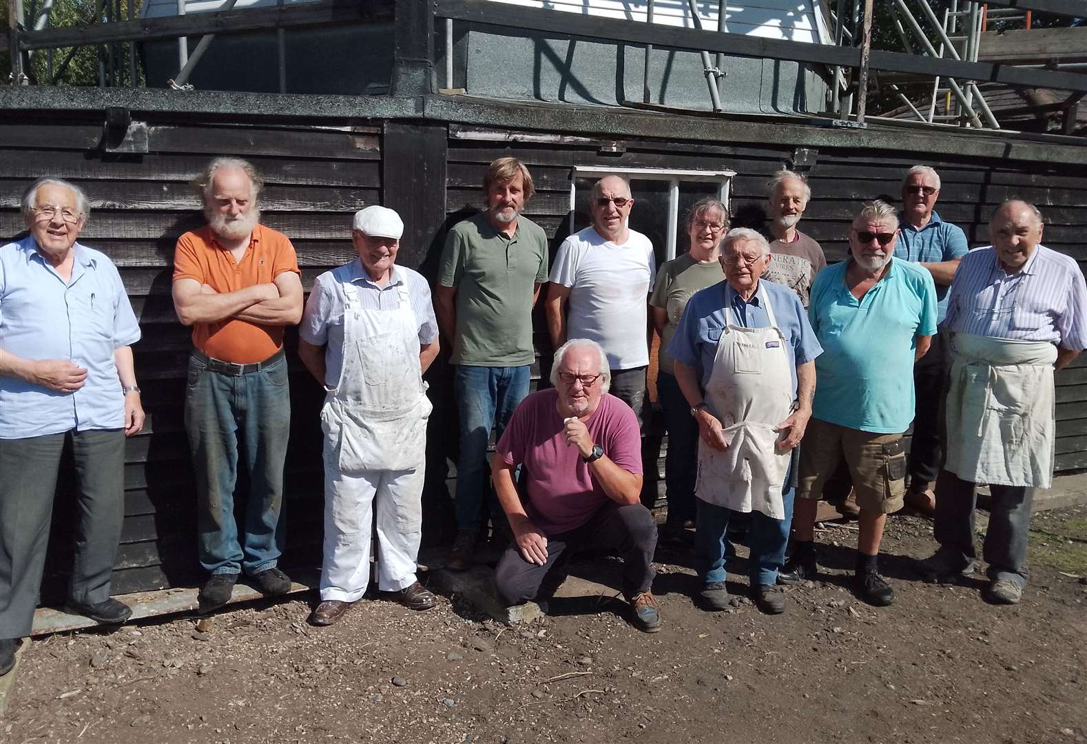 Volunteers from The White Mill Rural Heritage Centre gave up their free time to renovate the cap