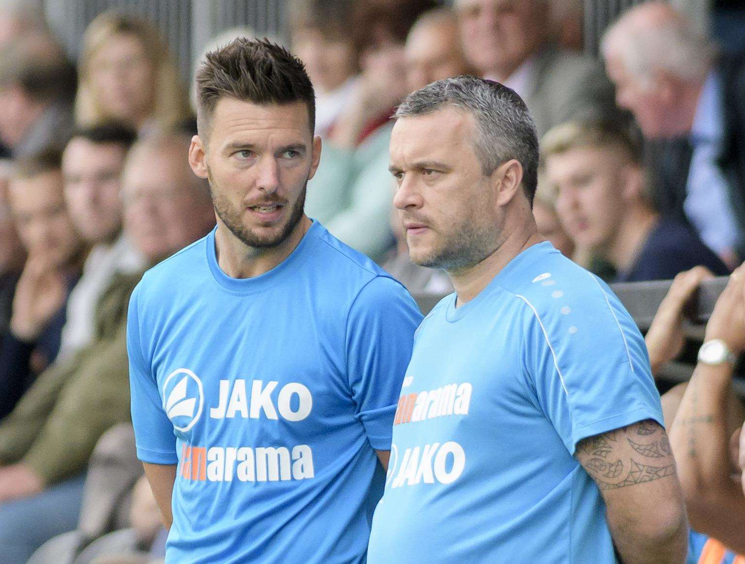 Jamie Coyle and Adam Flanagan Picture: Andy Payton