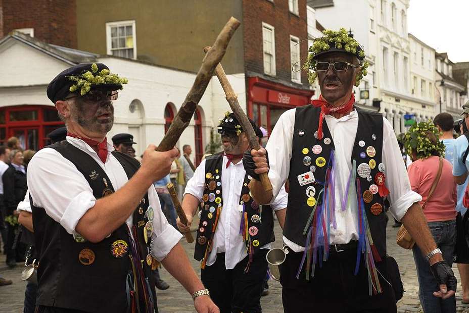Morris dancers will be performing throughout the weekend