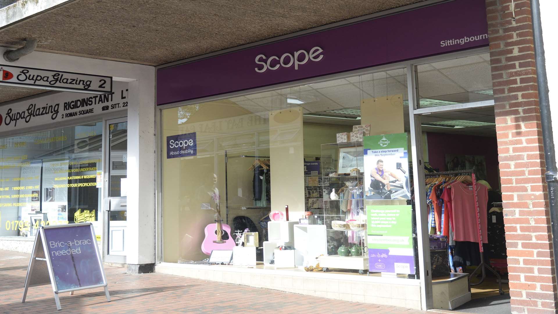 The Scope shop in Roman Square, Sittingbourne