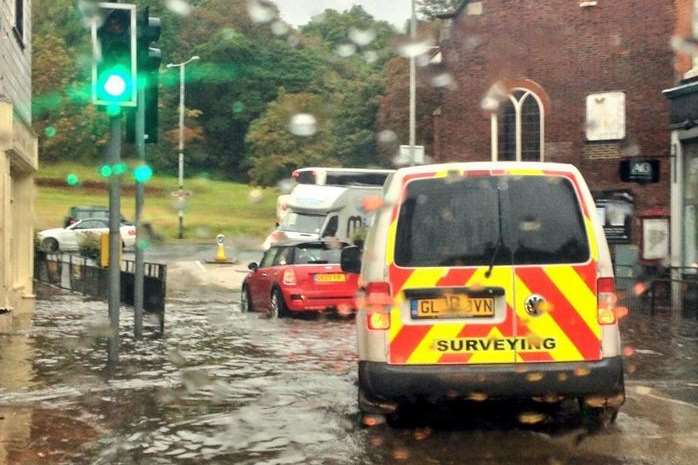 Drivers are being warned to expect flooding. Stock picture