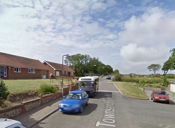 Townsend Farm Road in St Margaret's where the teenager became trapped in farm machinery. Picture: Google