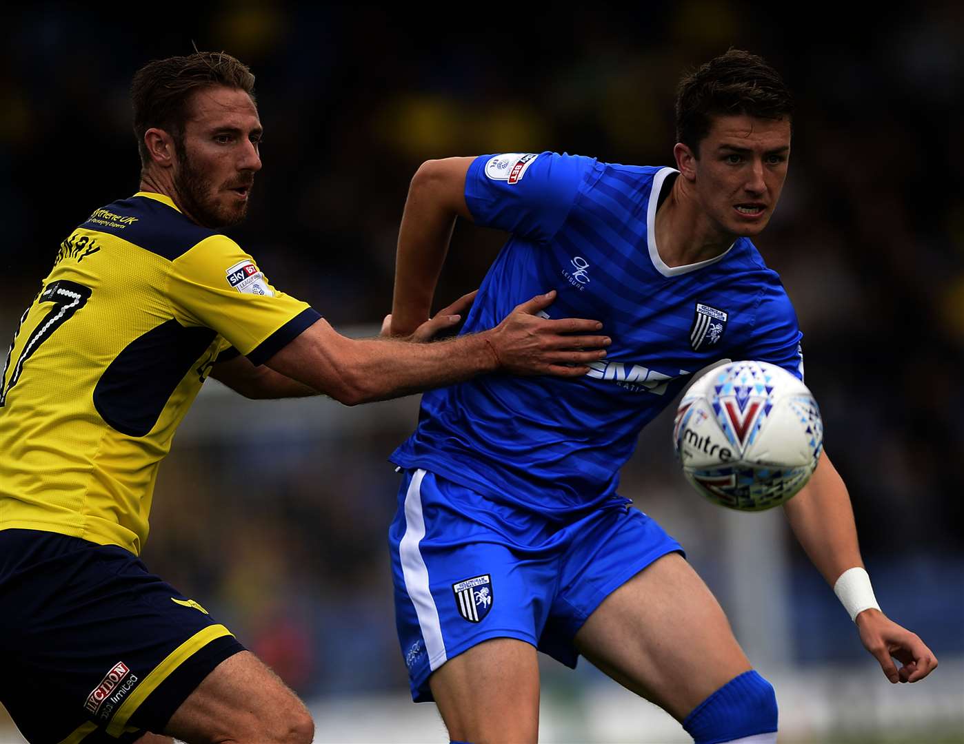 Gillingham’s Alex Lacey in action Picture: Ady Kerry