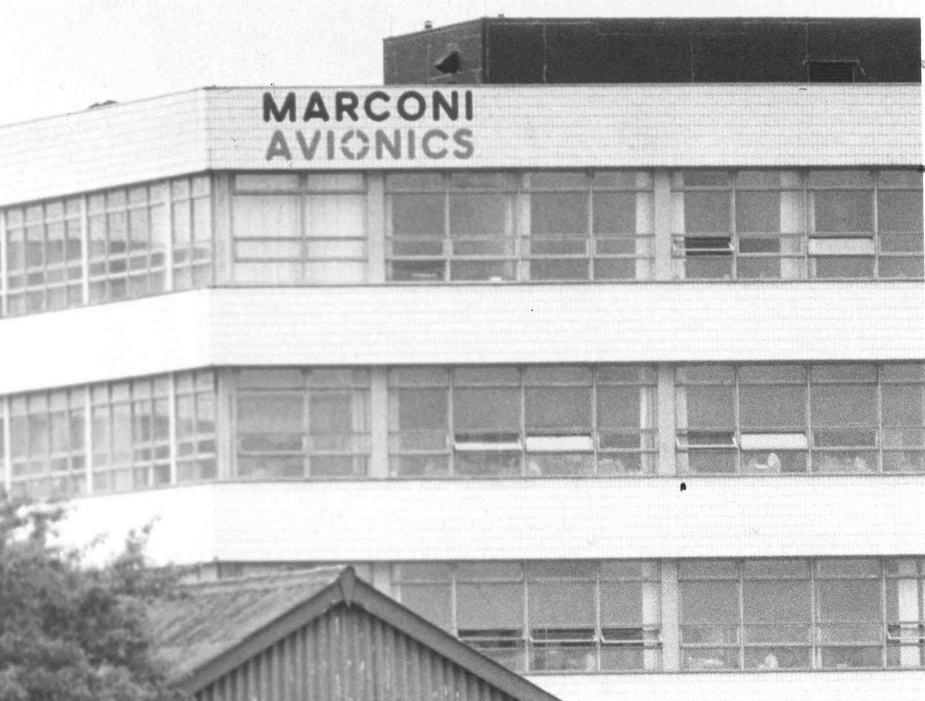 Marconi Avionics in Rochester in 1980