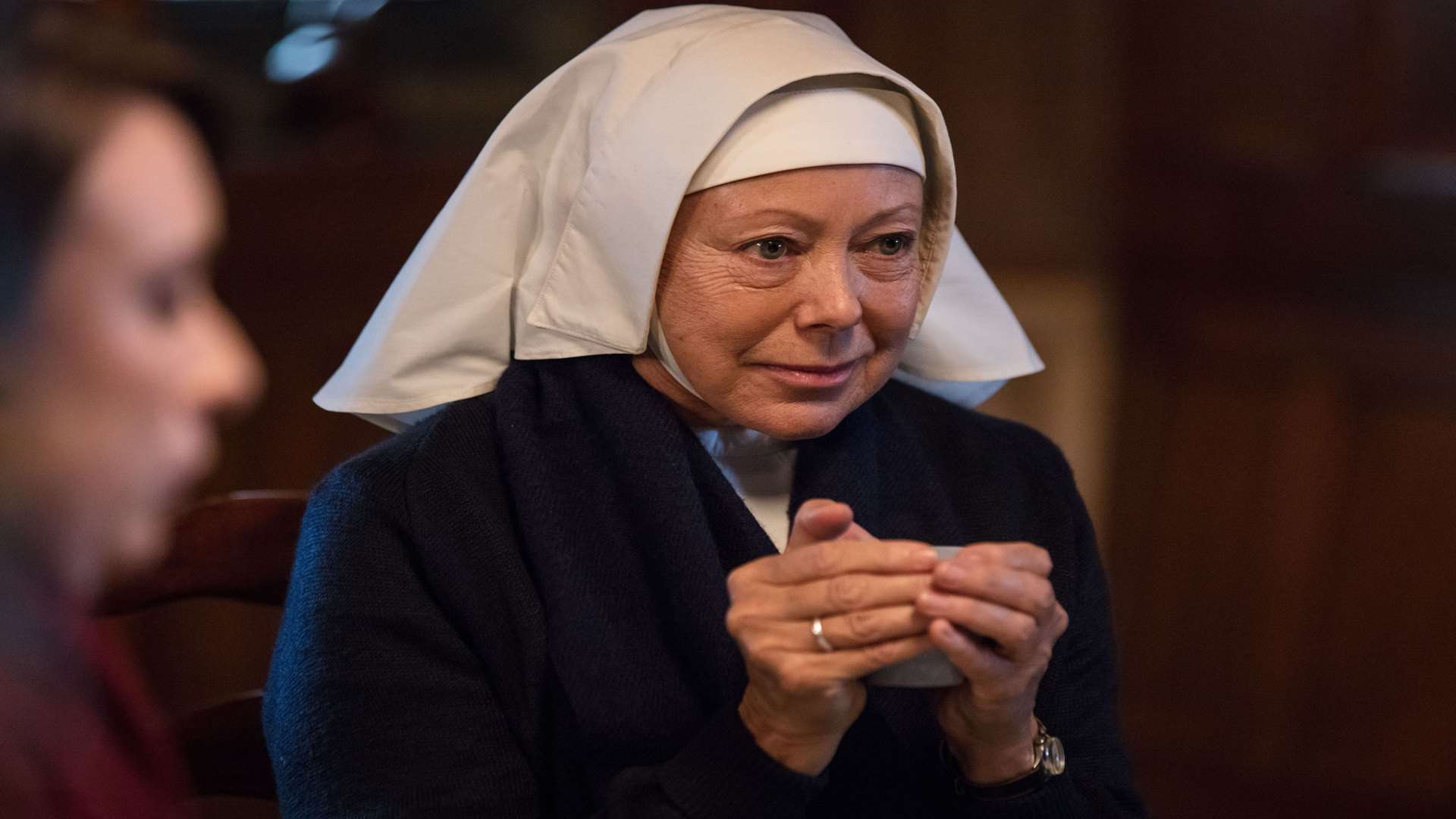 Jenny Agutter as Sister Julienne in the Call the Midwife Christmas special Picture: PA Photo/BBC/Sophie Mutevelian