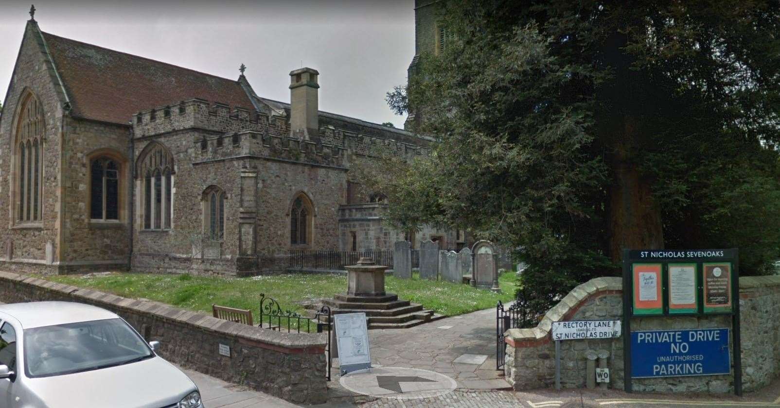 St Nicholas Church, Rectory Lane in Sevenoaks - Picture from Google Maps