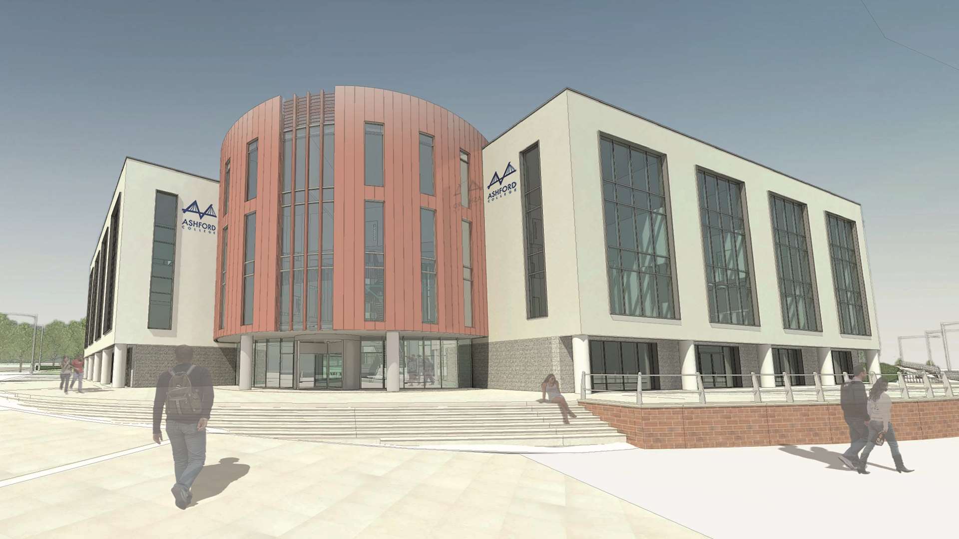An artist's impression of the future Ashford College