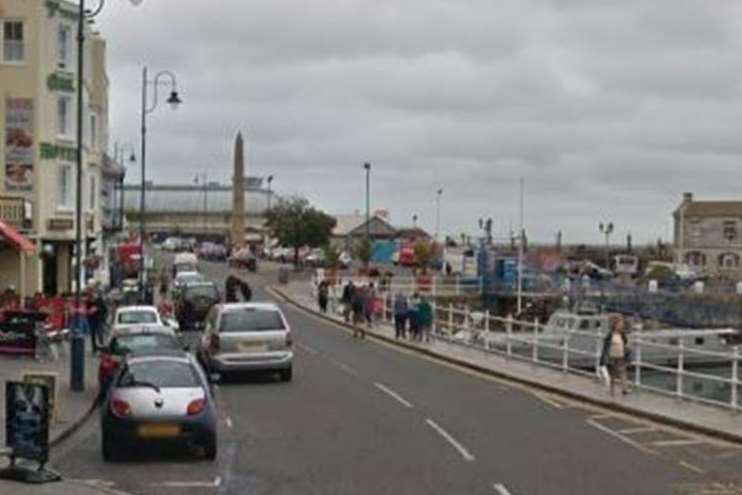 Tourists are attracted to Harbour Parade, Ramsgate. Pic: Google street views
