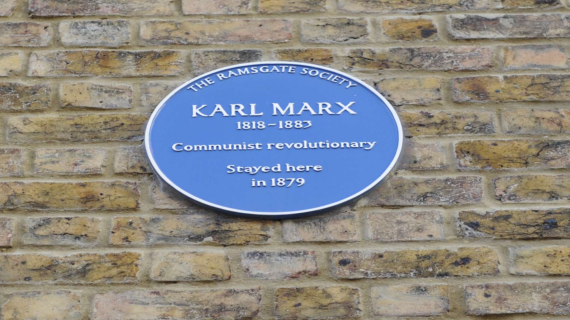 Karl Marx, Plains of Waterloo, Ramsgate