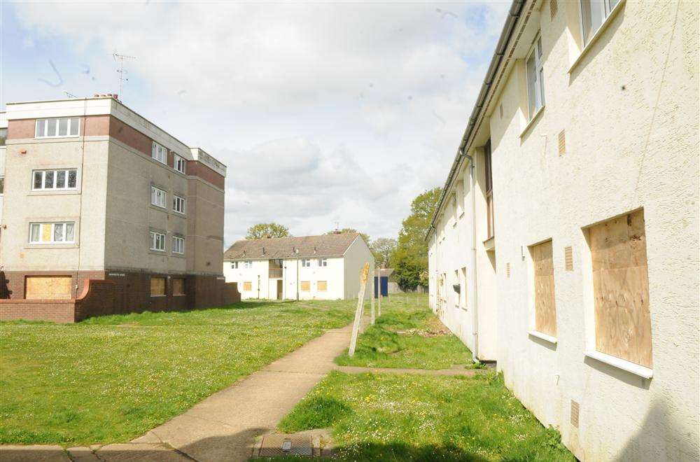Wallis Avenue, Park Wood, Maidstone, which is due for demolition