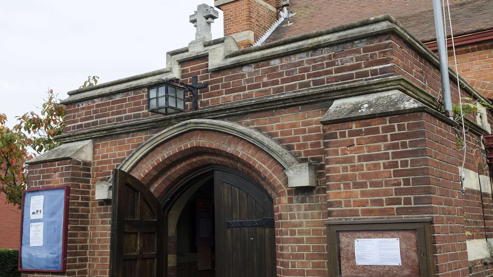 St Peter's church was targeted by thieves.