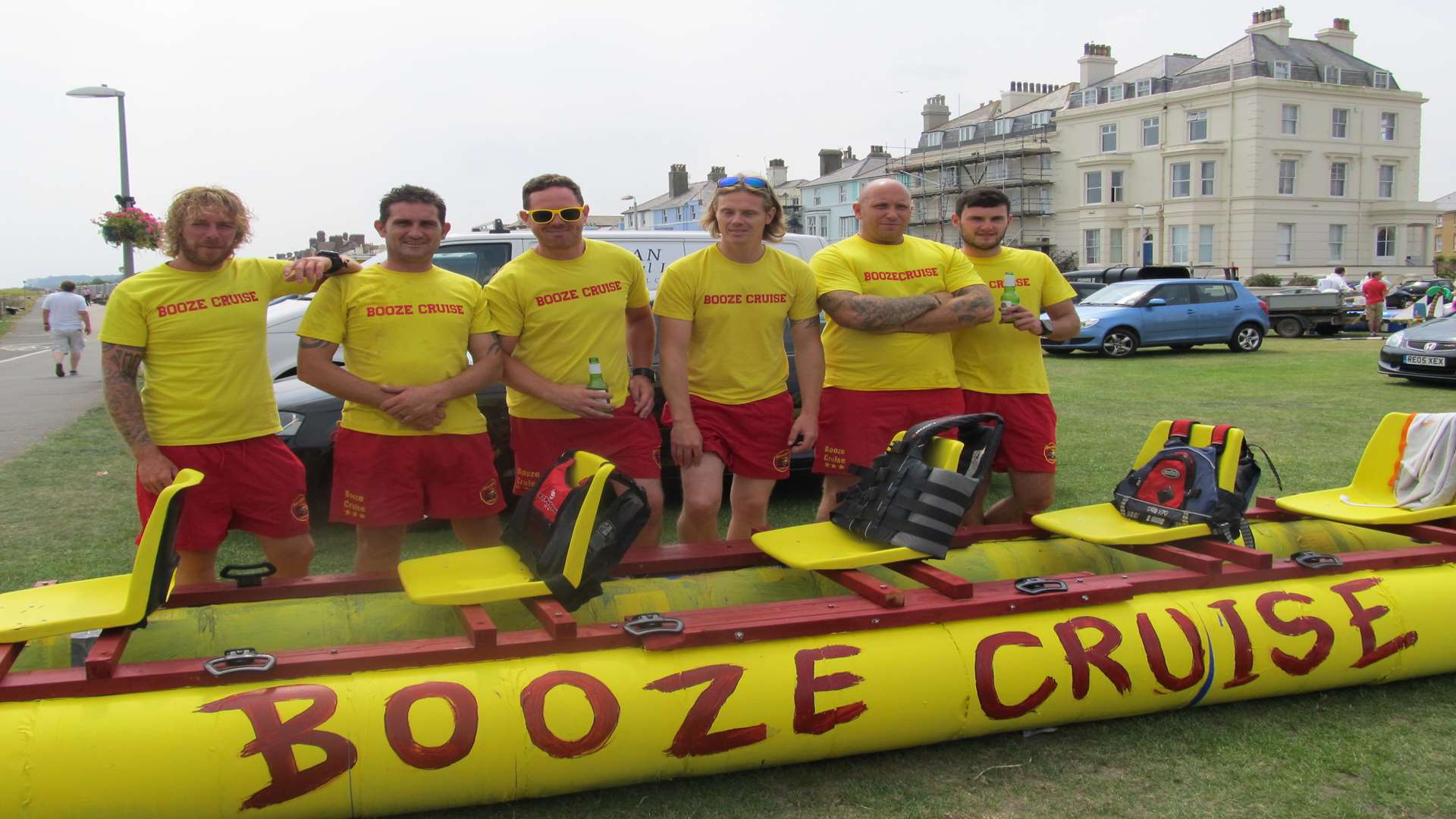 Champion raft racers - Booze Cruise