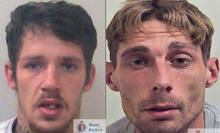 Gary Parks and Wilfred Grant have been jailed Picture: Kent Police