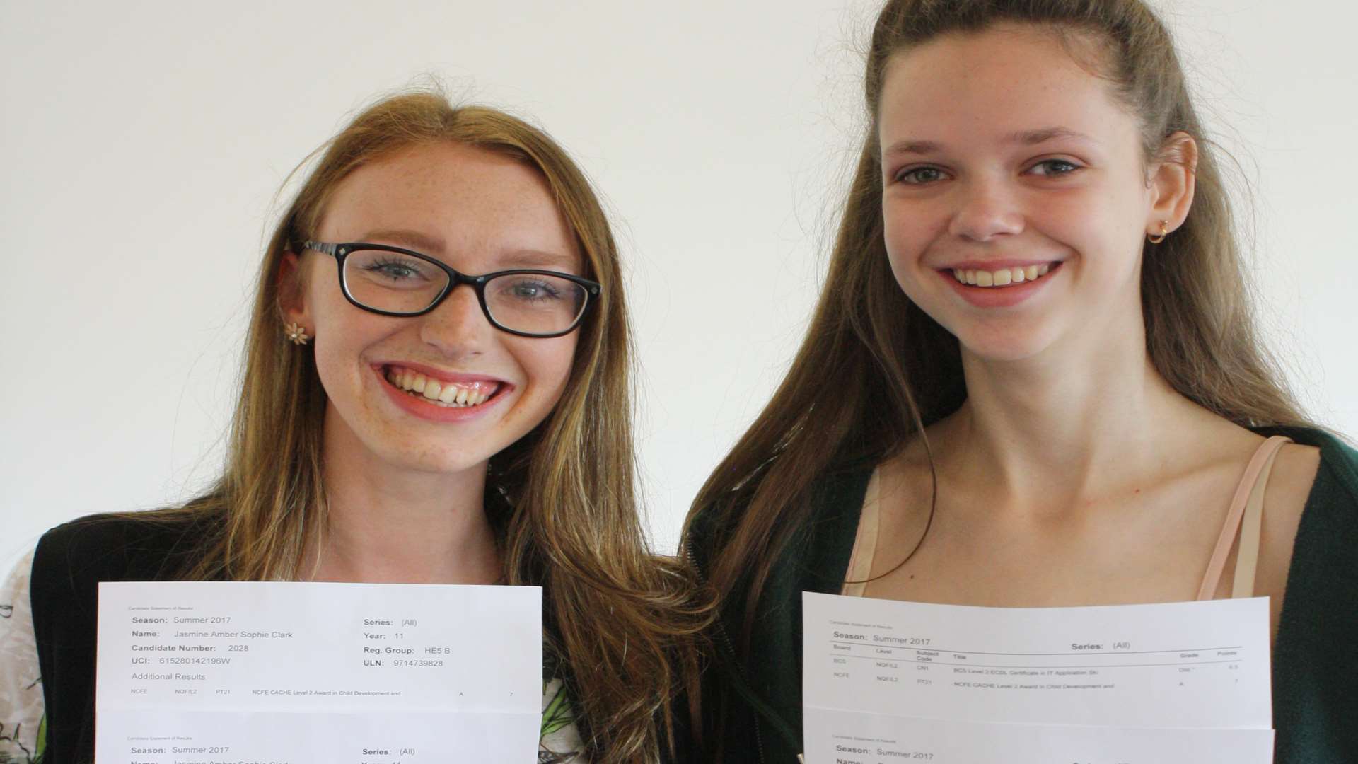 Jasmine Clark and Brooke Potter of Royal Harbour Academy
