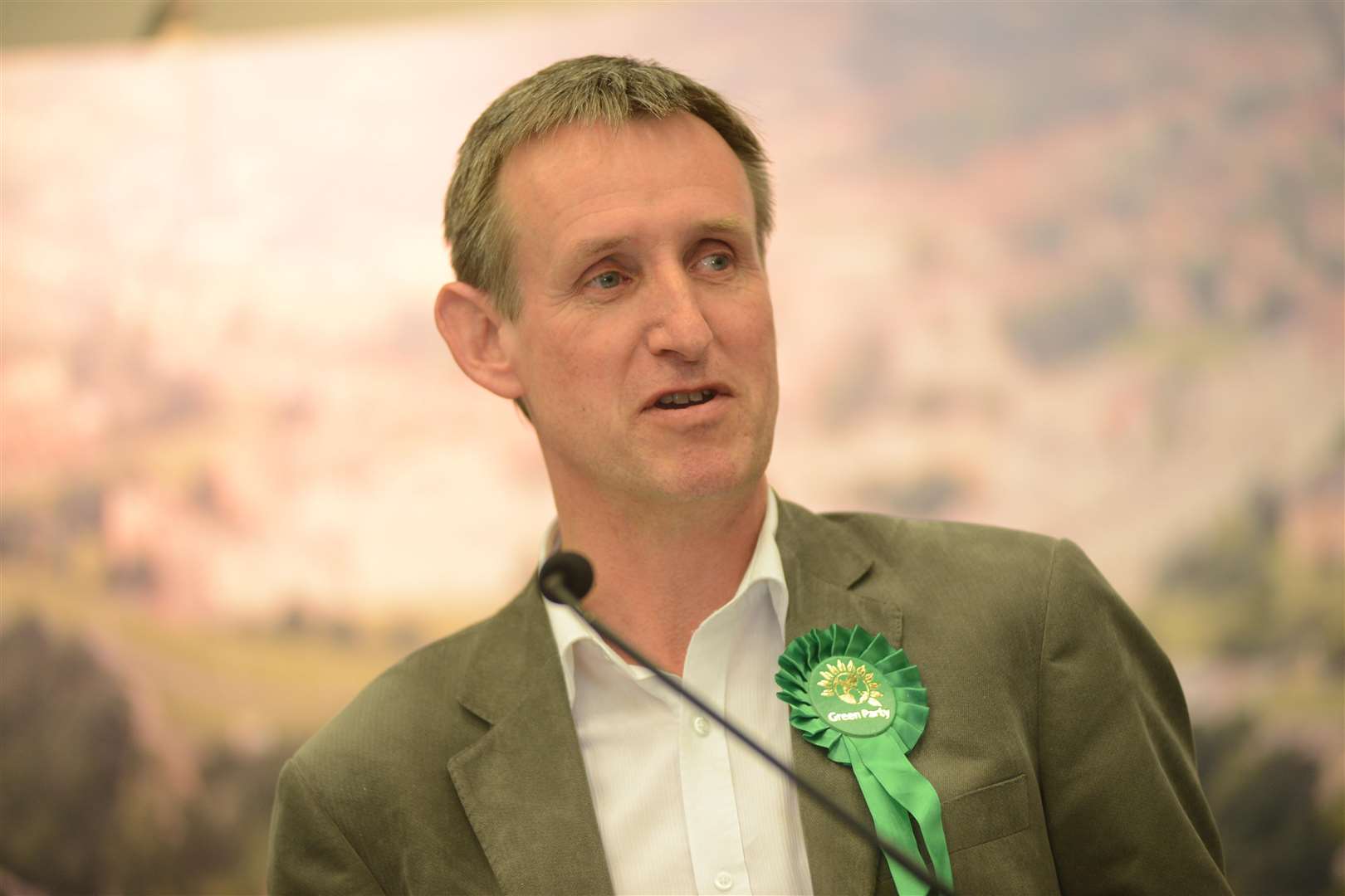 Martin Whybrow, the only Green county councillor