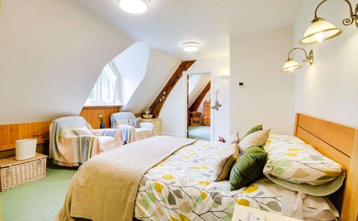 There are four bedrooms within the property. Picture: Graham John