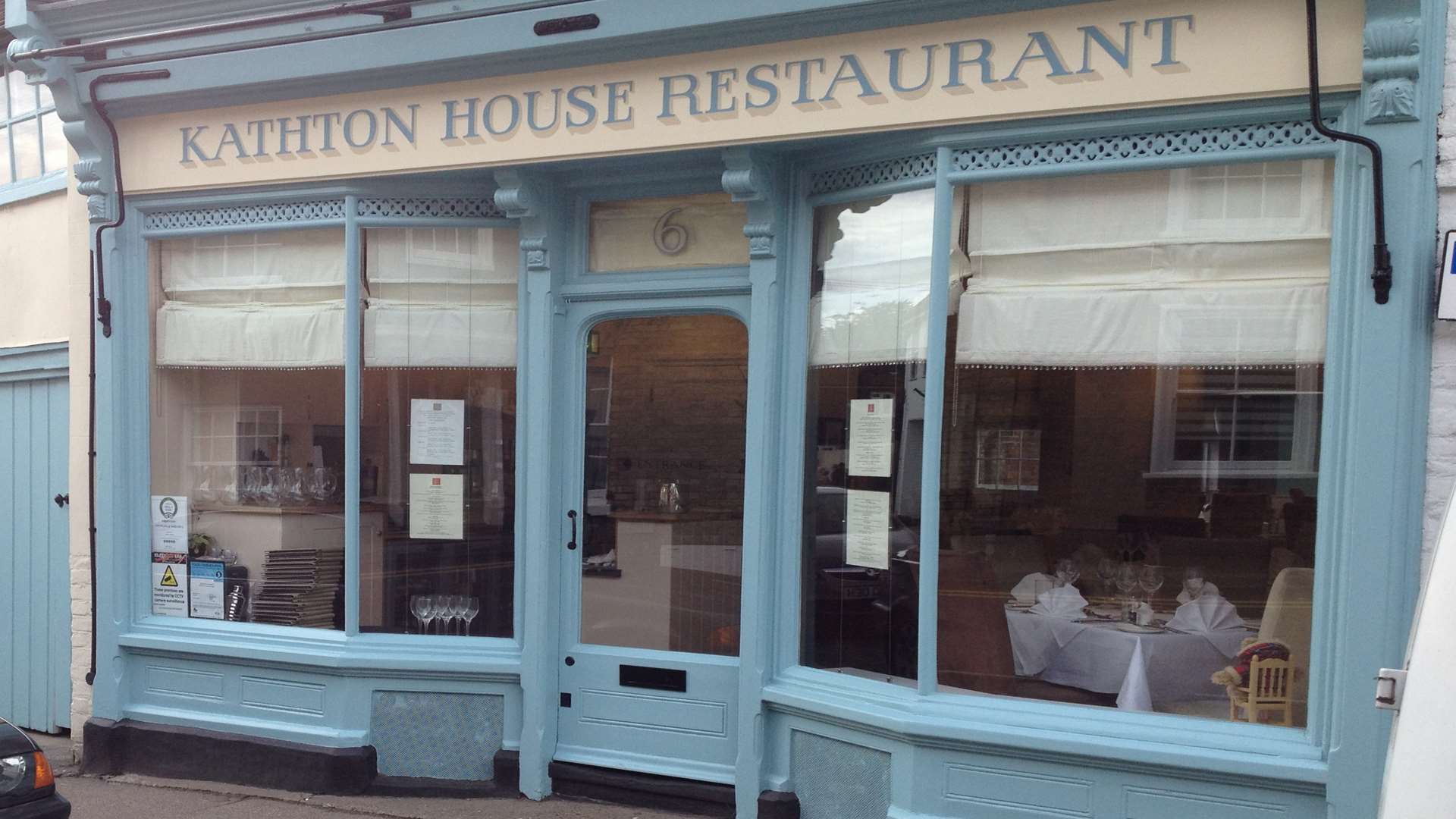 Kathton House, in Sturry, is Kent's best restaurant according to TripAdvisor