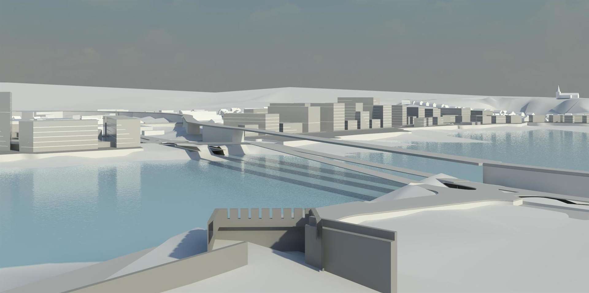The Strood Waterfront development has been approved. Picture: IBI Group