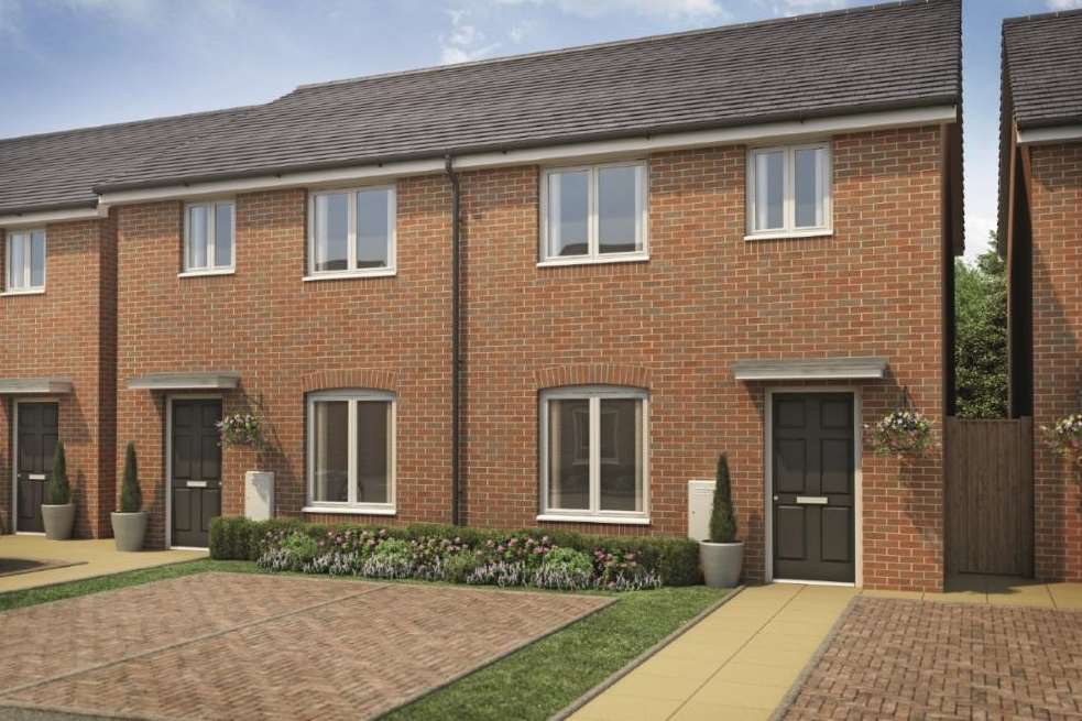 Homes at the Mariners Place development by Taylor Wimpey